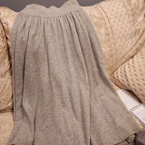 Talbots Classic Gray A-Line Skirt